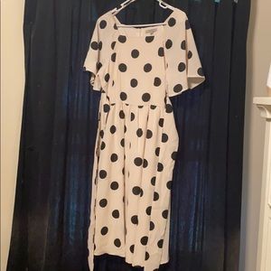 Black and white dress